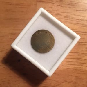 Origami Owl Psalm 46:10 Medium Gold Plate